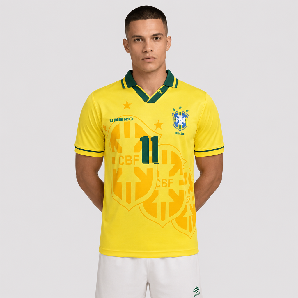 Brazil 1994 Home Jersey - Retro