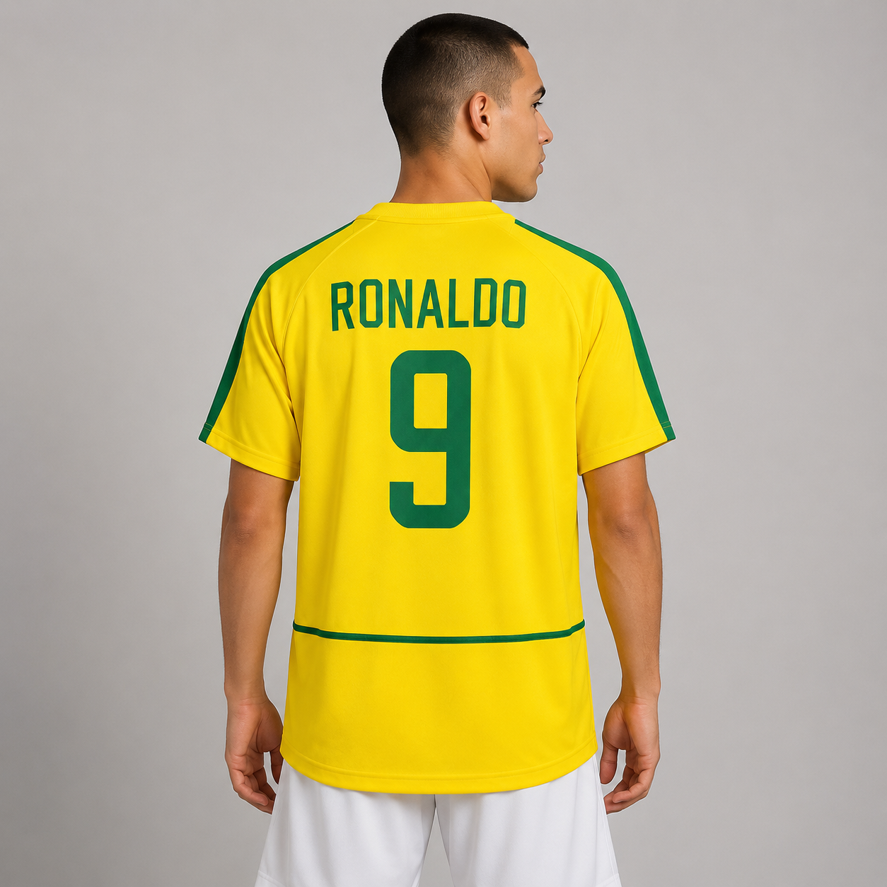 Brazil 2002 Home Jersey - Retro