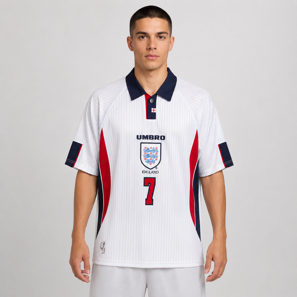 England 1998 Home Jersey - Retro