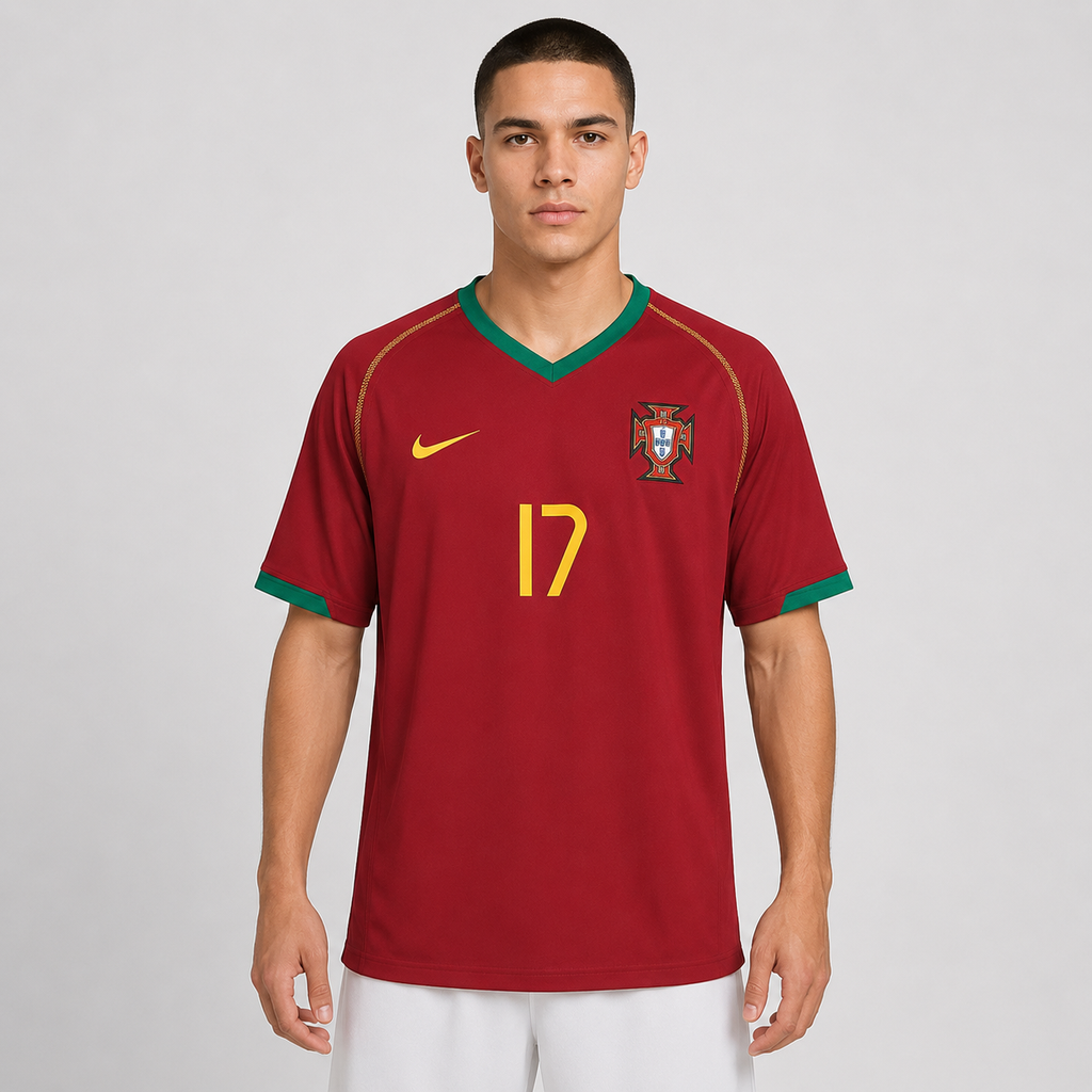 Portugal 2006 Home Jersey - Retro