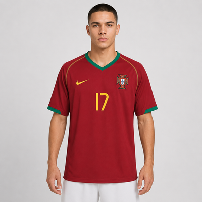 Portugal 2006 Home Jersey - Retro