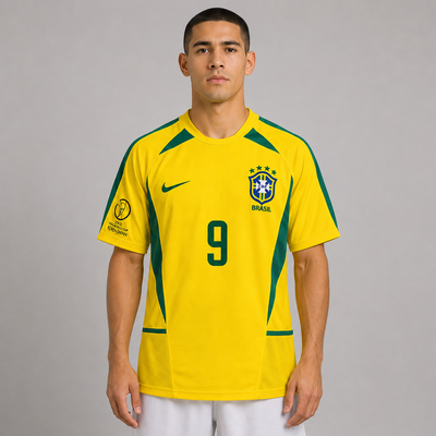 Brazil 2002 Home Jersey - Retro